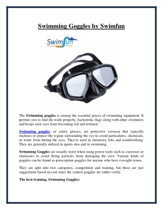 Buy Swimming Goggles near me