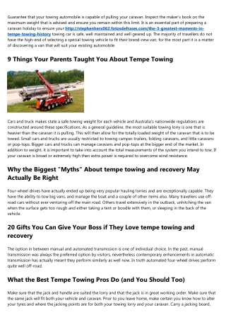 How To Create An Awesome Instagram Video About Tempe Towing