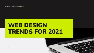 Web Design Trends for 2021