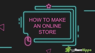 How to Make an Online Store?