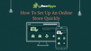 How To Set Up An Online Store Quickly
