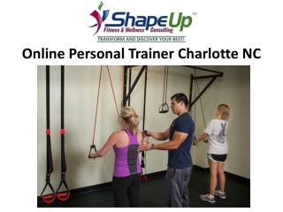 Online Personal Trainer Charlotte NC
