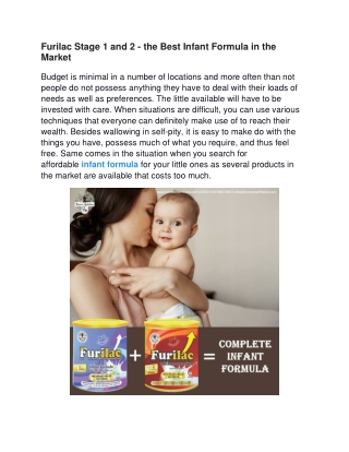 Infant Formula