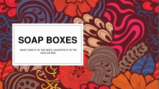Order Premium Designs For Custom Soap Packaging Boxes | Custom Boxes
