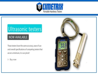 Ultrasonic Hardness Tester