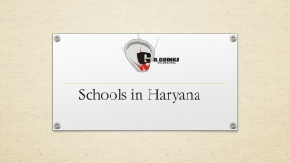 Top Schools in Haryana