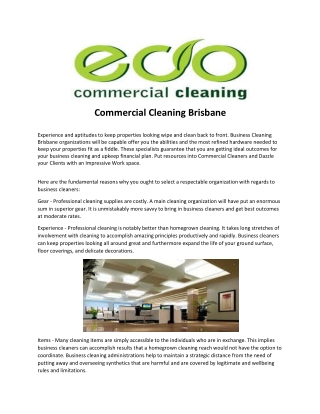Cleaning Company Brisbane