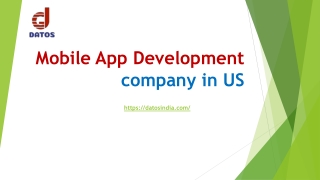 Mobile App development company in  US
