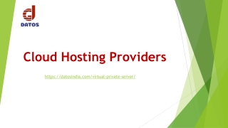 Cloud Hosting Providers