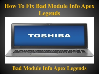 How to fix bad module info apex legends