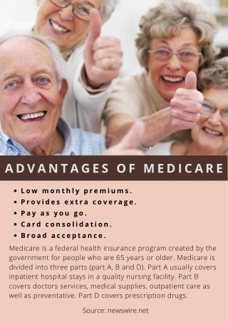 ADVANTAGES OF MEDICARE