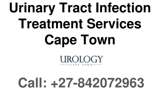 Urinary Tract Infection Treatment Services Cape Town