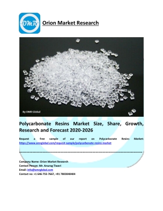 Polycarbonate Resins Market Research and Forecast 2020-2026