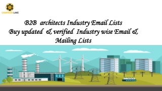 Architects email list