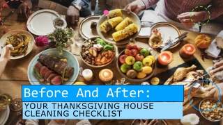 Before And After: Thanksgiving House Cleaning Checklist