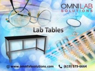 Strong and durable Lab Tables design for Mass Spectrometry Lab: OMNI Lab Solutions