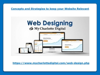 Concepts and Strategies to keep your Website Relevant