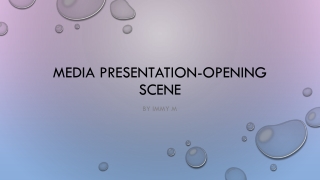 Opening sequence powerpoint