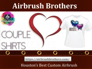 Custom Airbrush Couple Shirts