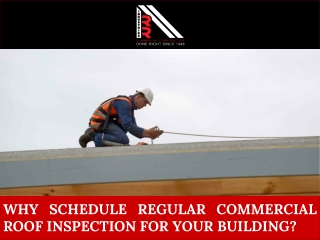 Why Schedule Regular Commercial Roof Inspection for Your Building?