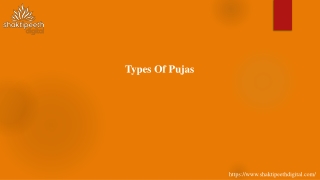Types of Pujas
