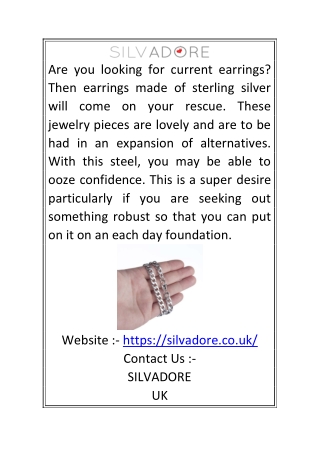 Silver Neck Chain For Mens | SILVADORE