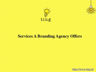 Services A Branding Agency Offers