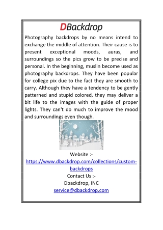 Shop Custom Photo Backdrop | Dbackdrop