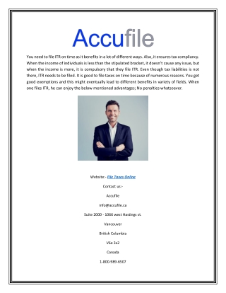 File Taxes Online | AccuFile