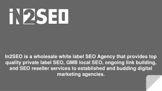 Wholesale SEO - In2SEO