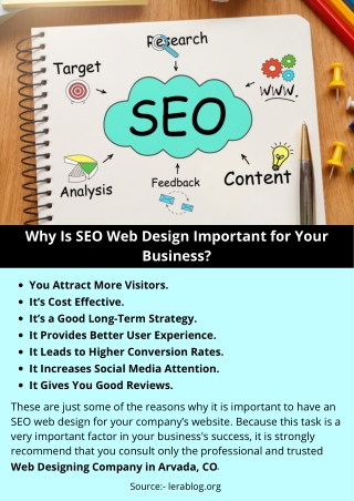 Why Is SEO Web Design Important for Your Business?