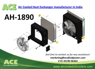 Air Cooled Heat Exchanger Manufacturer in India Model AH-1890 - by ACE