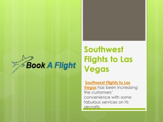 Southwest Flights to Las Vegas