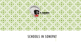 Looking for Schools in Sonepat