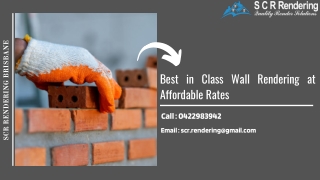 Best in Class Wall Rendering and Cement Rendering at Affordable Rates