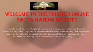 Full Knowledge About Sattaking Gambling Website