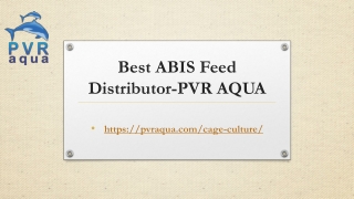 Best ABIS Feed Distributor-PVR AQUA