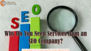 Why Do You Need Services from an SEO Company?