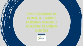 LPN Programs in Alden, IL - 60001 | Nursing School | Nursing Training Illinois