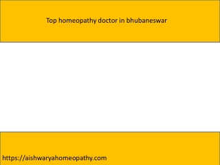 Homeopathy doctor in bbsr