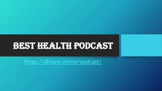 Best health podcast