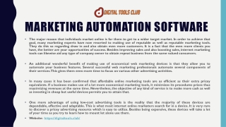 Marketing Automation Software