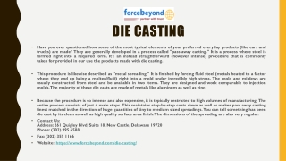 Die Casting