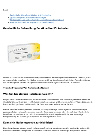 ﻿Step by Step Gebrauchsanweisung für Silikonsalbe Gegen Narben  Mehr erfahren