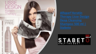 Alfaparf Keratin Therapy Lisse Design Deep Cleansing Shampoo 500 ml | Stabeto