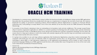 Oracle HCM Training