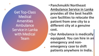 Obtain Quality-Based Medical Apparatus Ambulance Service in Lanka