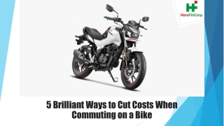 5 Brilliant Ways to Cut Costs When Commuting on a Bike