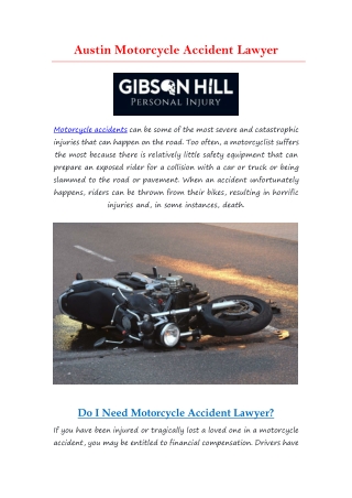 Motorcycle Accident Lawyer