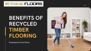 Benefits of Recycled Timber Flooring
